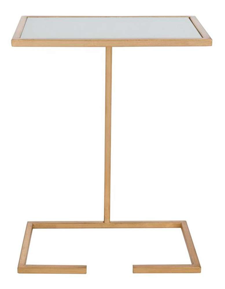 Safavieh - Neil Accent Table - Gold - White - FOX2528A veiw 1