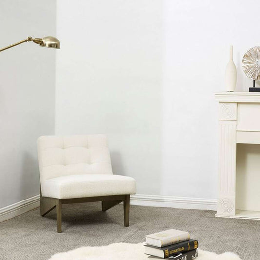 Safavieh - Couture - Nelly Scandinavian Accent Chair - Ivory - Light Grey - SFV5093A veiw 2