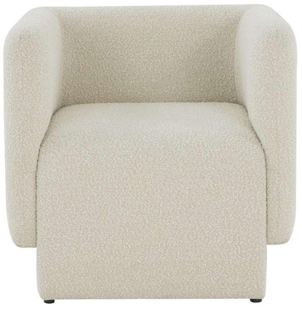 Safavieh - Couture - Nene Boucle Barrel Back Chair - Creme - SFV5073A veiw 1