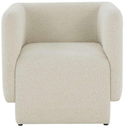 Safavieh - Couture - Nene Boucle Barrel Back Chair - Creme - SFV5073A veiw 1