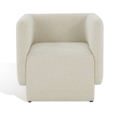 Safavieh - Couture - Nene Boucle Barrel Back Chair - Creme - SFV5073A veiw 2