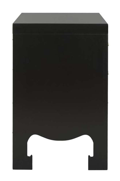 Safavieh - Nero 3 Drawer Nightstand - Black - FOX6274A veiw 3