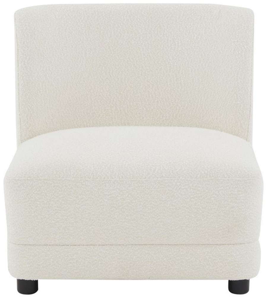 Safavieh - Couture - Nessa Boucle Accent Chair - Ivory - Black - SFV4825A veiw 1