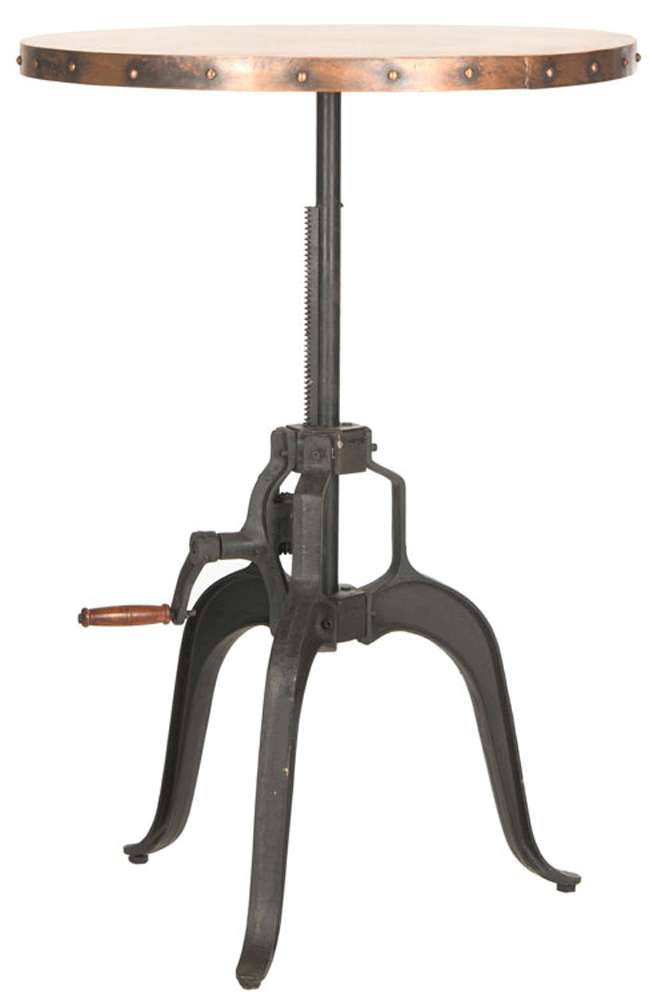 Safavieh - Nesta Crank Table - Black - FOX7208A veiw 1