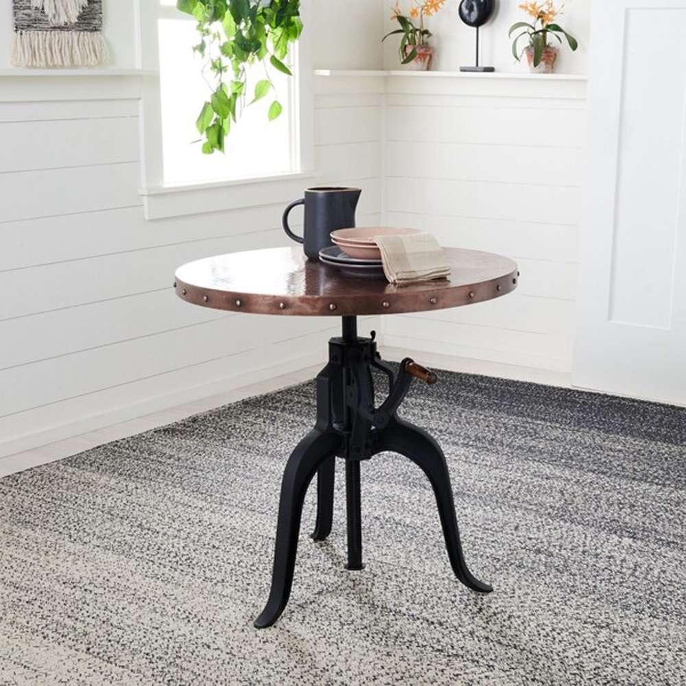 Safavieh - Nesta Crank Table - Black - FOX7208A veiw 3