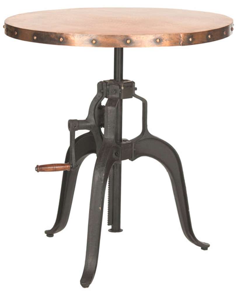 Safavieh - Nesta Crank Table - Black - FOX7208A veiw 4