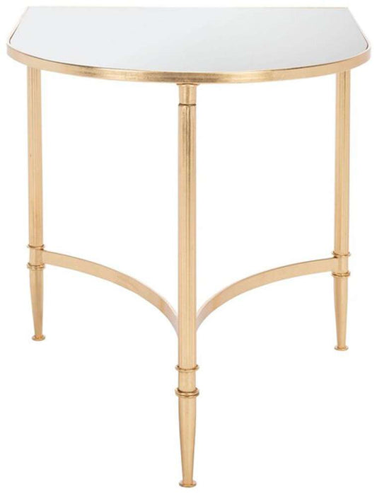 Safavieh - Nevin Accent Table - Gold - Mirror - FOX2532A veiw 1
