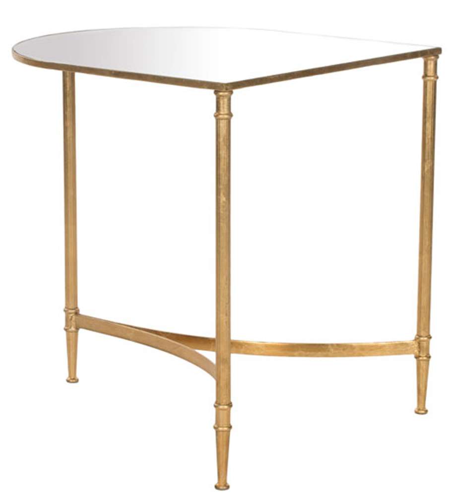 Safavieh - Nevin Accent Table - Gold - Mirror - FOX2532A veiw 3