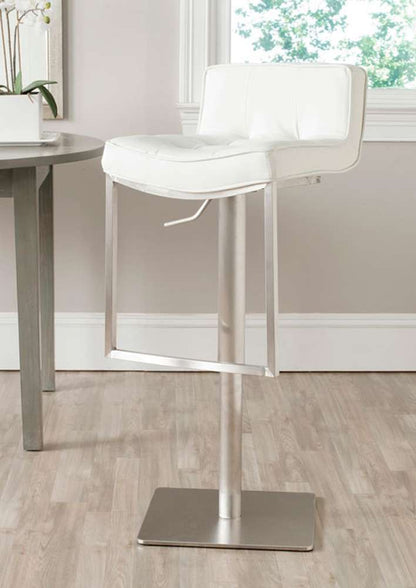 Safavieh - Newman Bar Stool - White - FOX3005C veiw 2