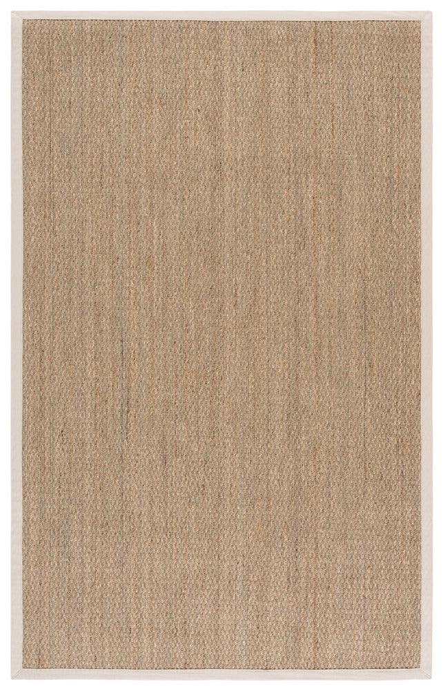 Safavieh - Nf Twill Plain Seagrass W 111J Natural / Ivory Border - 10" X 14" - NF111J-10 view 1