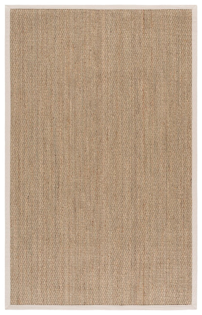 Safavieh - Nf Twill Plain Seagrass W 111J Natural / Ivory Border - 10" X 14" - NF111J-10 view 1