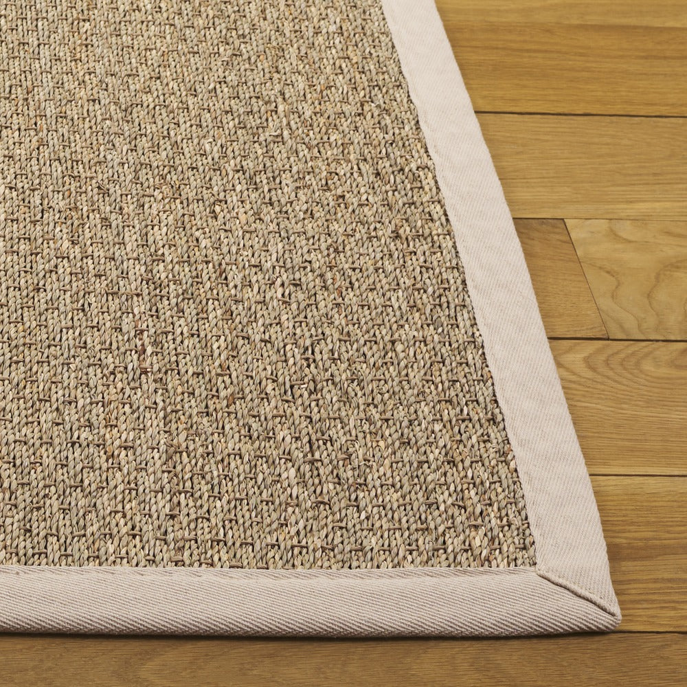 Safavieh - Nf Twill Plain Seagrass W 111J Natural / Ivory Border - 10" X 14" - NF111J-10 view 3