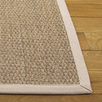 Safavieh - Nf Twill Plain Seagrass W 111J Natural / Ivory Border - 10" X 14" - NF111J-10 view 3