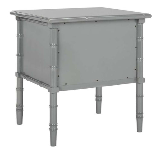 Safavieh - Niah 2 Drawer Nightstand - Grey - Gold - NST3501C veiw 2