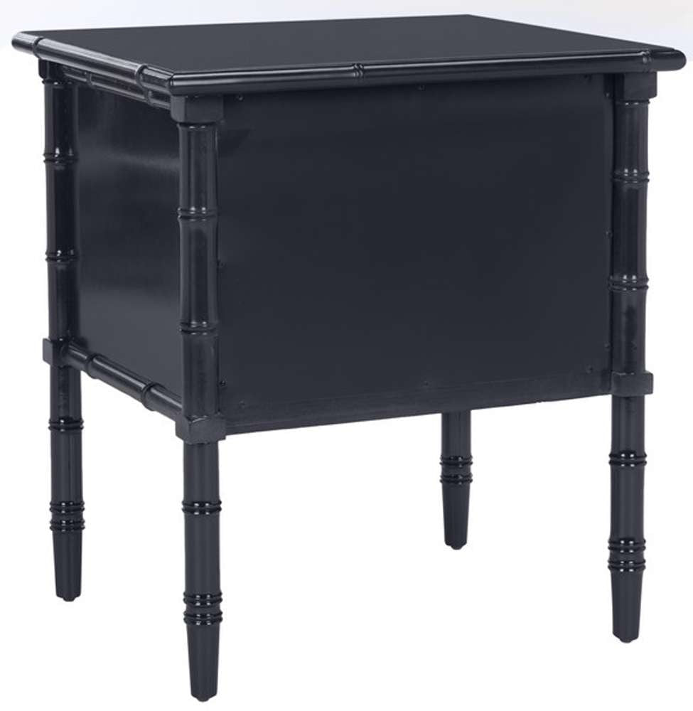 Safavieh - Niah 2 Drawer Nightstand - Navy - Gold - NST3501A veiw 2