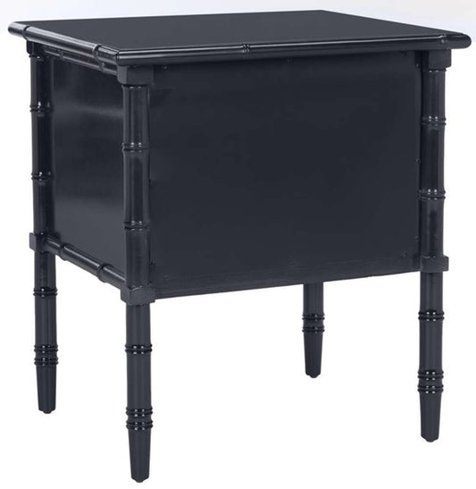 Safavieh - Niah 2 Drawer Nightstand - Navy - Gold - NST3501A veiw 2