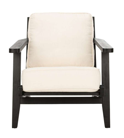 Safavieh - Nico Mid Century Accent Chair - Bone - Black - ACH4501A veiw 1