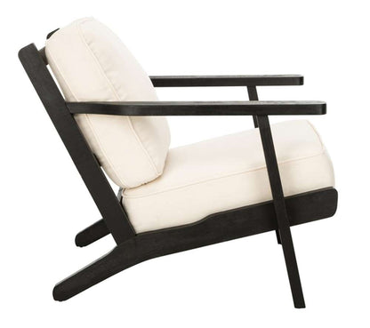 Safavieh - Nico Mid Century Accent Chair - Bone - Black - ACH4501A veiw 4