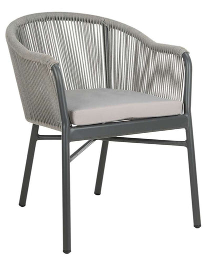 Safavieh - Nicolo Rope Chair - Grey  (Set of 2) - PAT4027A-SET2 veiw 3