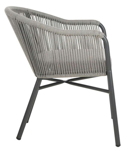 Safavieh - Nicolo Rope Chair - Grey  (Set of 2) - PAT4027A-SET2 veiw 4