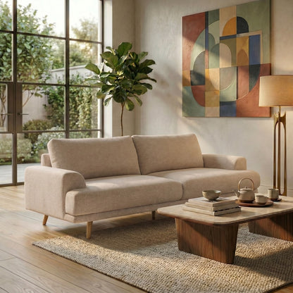 Safavieh - Nikolai Chenille Sofa / Taupe - SFV6122A view 2
