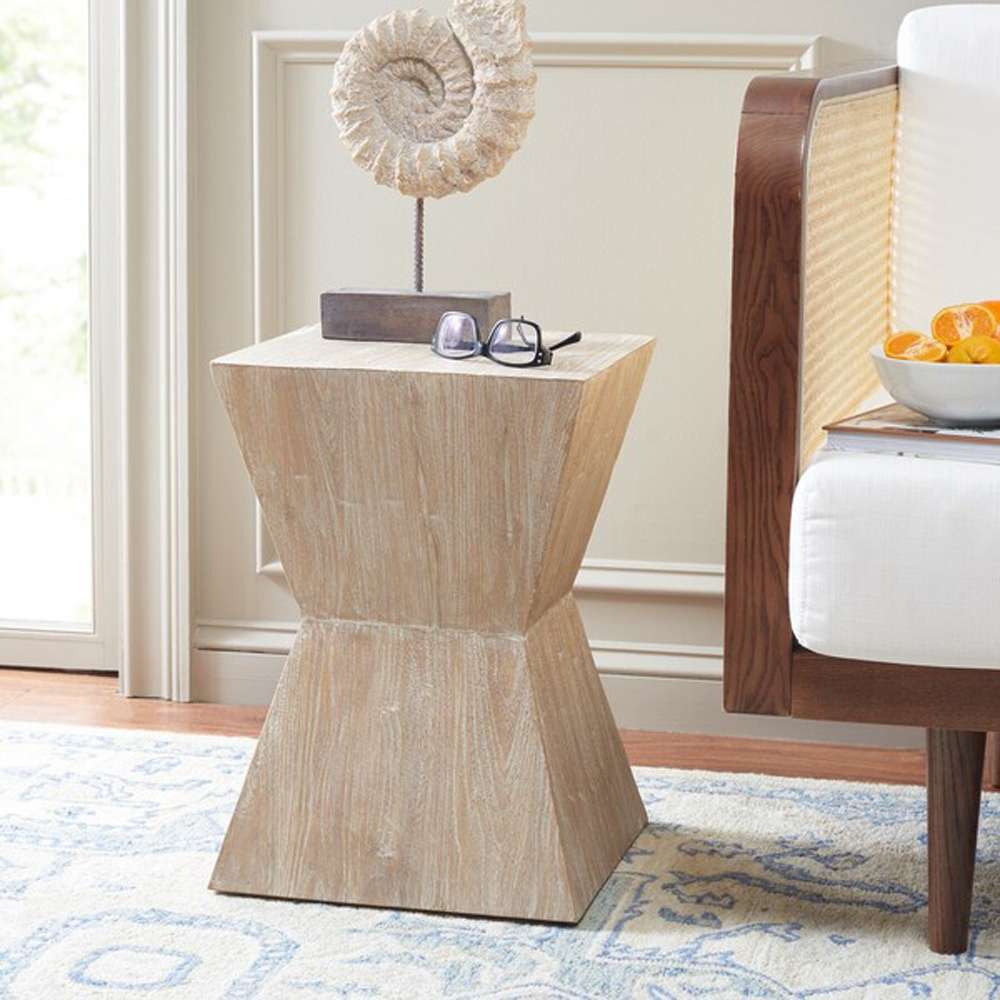 Safavieh - Noatak Side Table - Pickled Oak - FOX1009A veiw 2