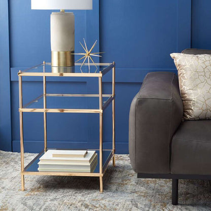 Safavieh - Noelia 3 Tier Accent Table - Polished Gold  - ACC6203C veiw 2