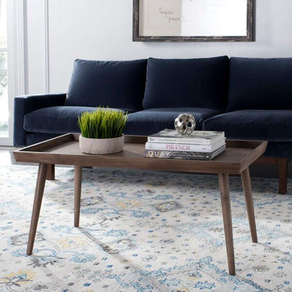 Safavieh - Nonie Coffee Table With Tray - Light Brown - COF5700B veiw 2