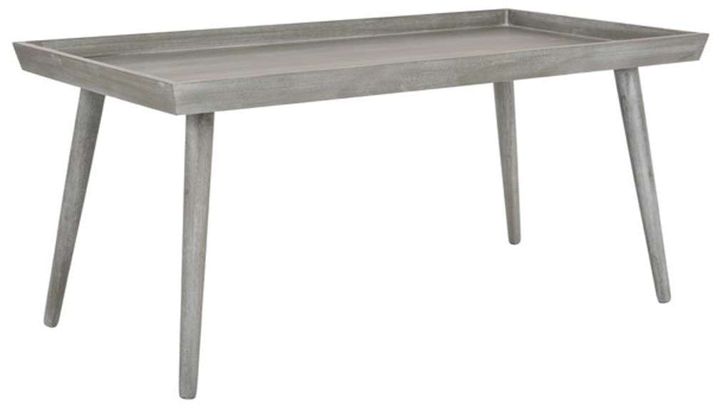 Safavieh - Nonie Coffee Table With Tray - Slate - Grey - COF5700C veiw 3