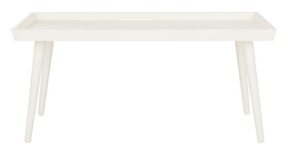 Safavieh - Nonie Coffee Table With Tray - Vintage White - COF5700A veiw 1