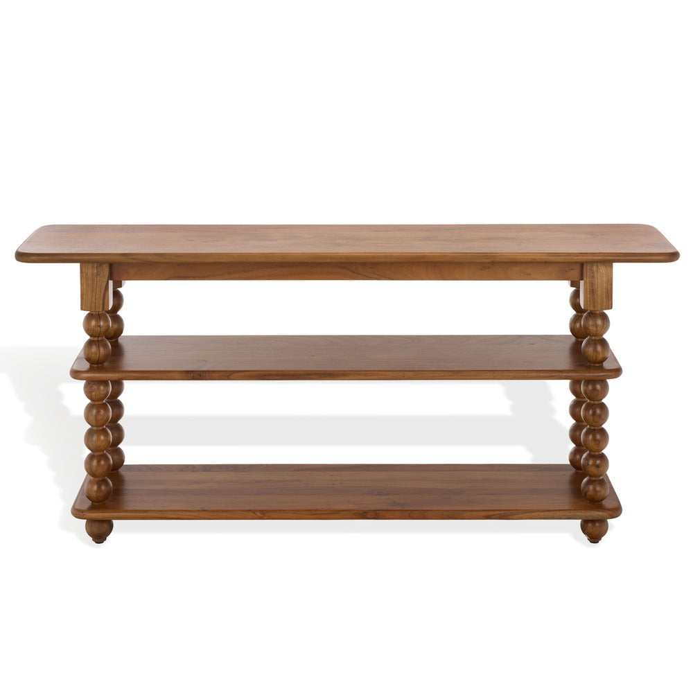 Safavieh - Norbert 2 Shelf Wood Console Table / Brown - SFV5795A view 1