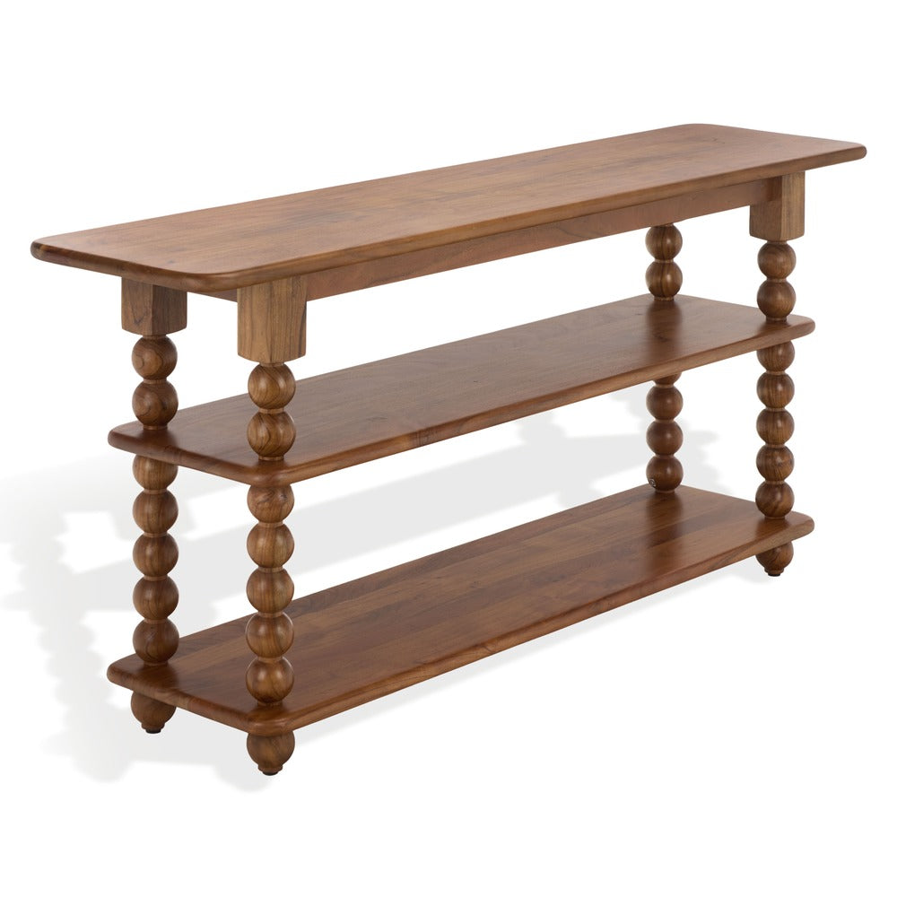 Safavieh - Norbert 2 Shelf Wood Console Table / Brown - SFV5795A view 3