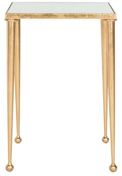Safavieh - Nyacko End Table - Gold - Mirror - FOX2579A veiw 1