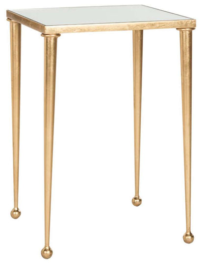 Safavieh - Nyacko End Table - Gold - Mirror - FOX2579A veiw 3