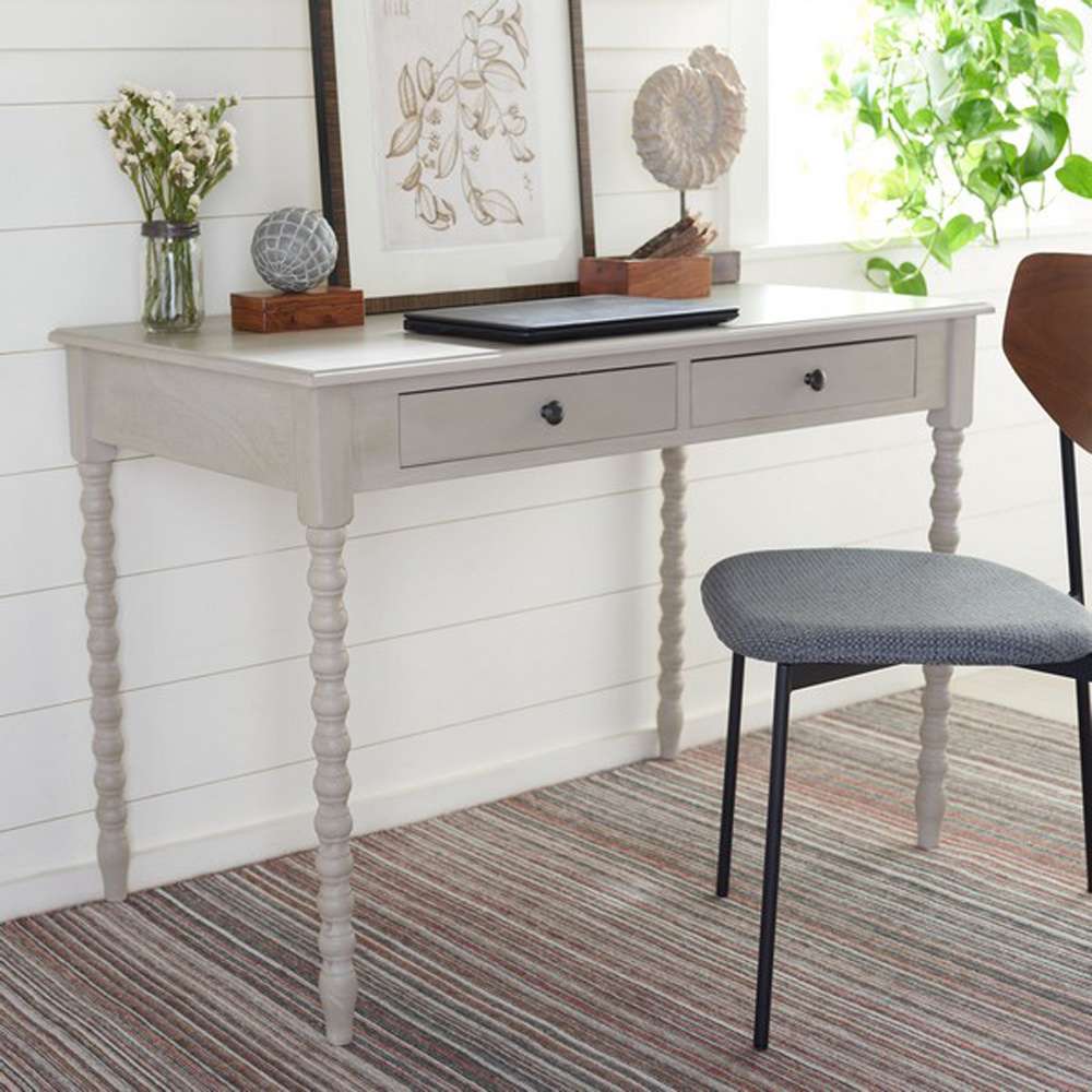 Safavieh - O Mara 2 Drawer Desk - Taupe - DSK5711C veiw 2