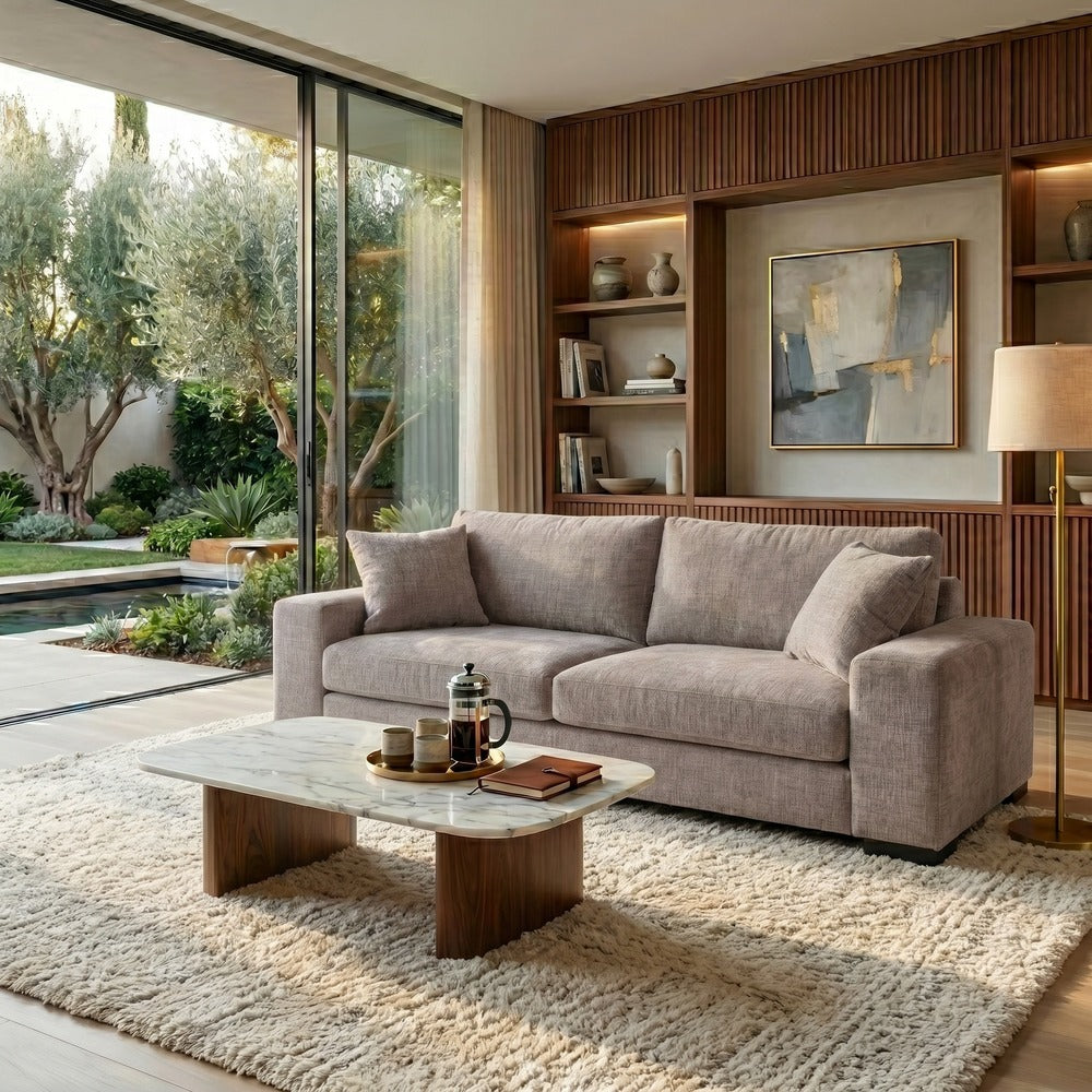 Safavieh - Oakleigh Chenille Sofa / Grey - SFV6121A view 2