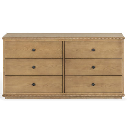 Safavieh - Octavian Rope Detail Wood Dresser / Brown Oak - SFV2234A view 1