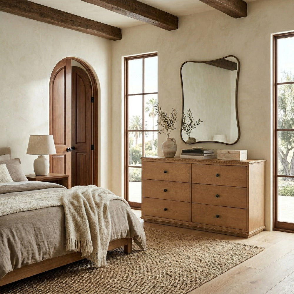 Safavieh - Octavian Rope Detail Wood Dresser / Brown Oak - SFV2234A view 2