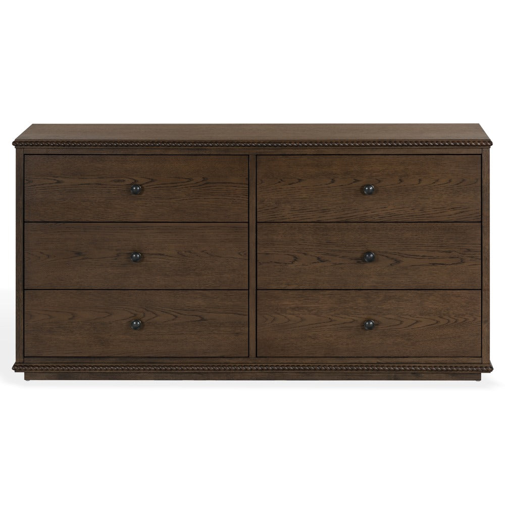 Safavieh - Octavian Rope Detail Wood Dresser / Dark Walnut - SFV2234C view 1
