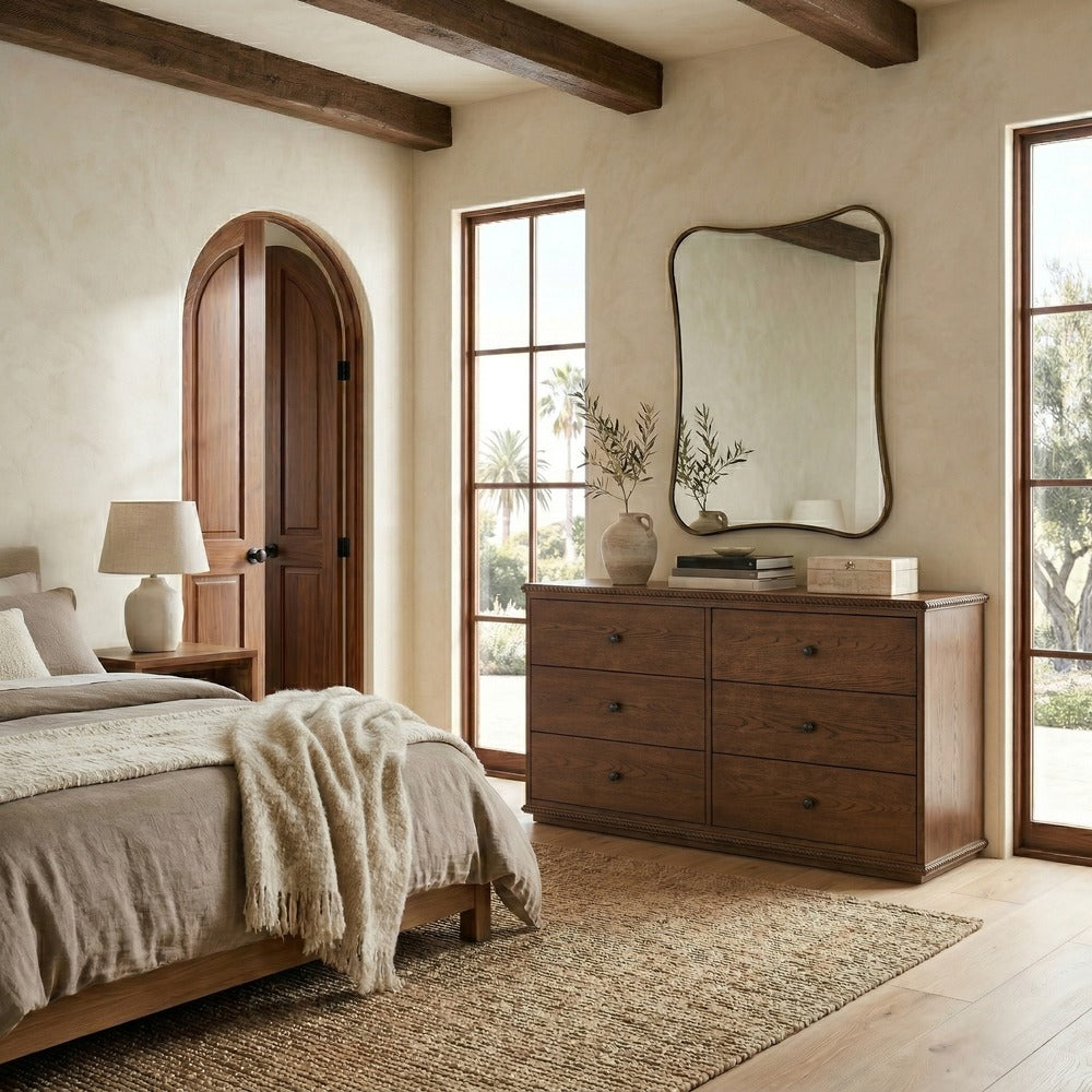 Safavieh - Octavian Rope Detail Wood Dresser / Dark Walnut - SFV2234C view 2