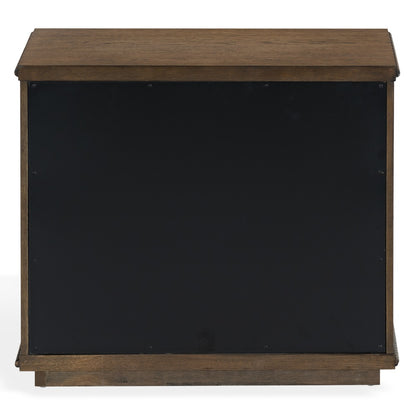 Safavieh - Octavian Rope Detail Wood Nightstand / Dark Walnut - SFV2233C view 4