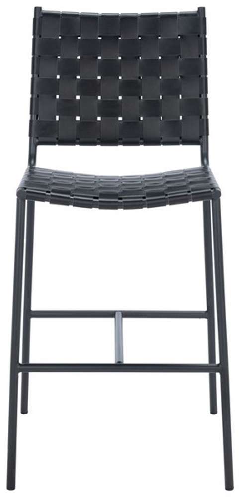 Safavieh - Olenna Woven Counter Stool - Black - BST3011F veiw 1
