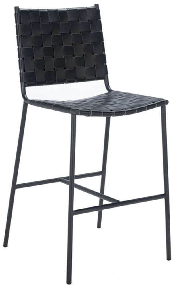 Safavieh - Olenna Woven Counter Stool - Black - BST3011F veiw 4