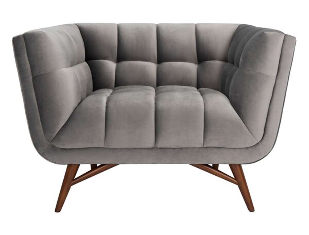 Safavieh - Couture - Onyx Mid-Century Club Chair - Dark Grey - SFV4724A veiw 1