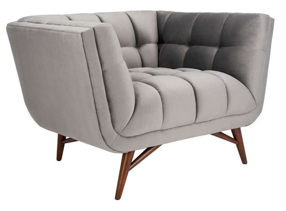 Safavieh - Couture - Onyx Mid-Century Club Chair - Dark Grey - SFV4724A veiw 3