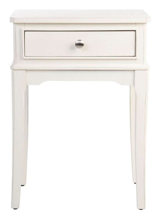 Safavieh - Opal 1Drw Accent Table - Distressed - White - ACC5719A view 1