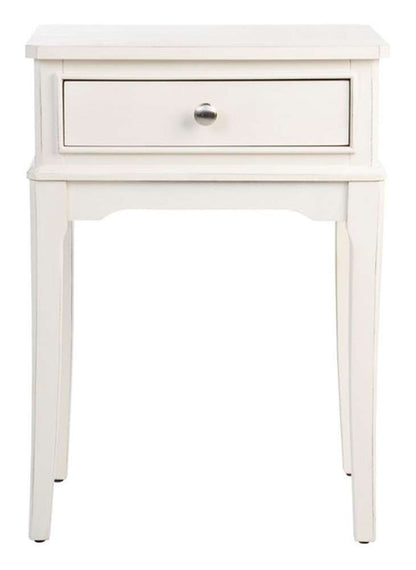 Safavieh - Opal 1Drw Accent Table - Distressed - White - ACC5719A veiw 1