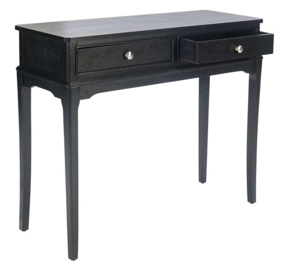 Safavieh - Opal 2Drw Console Table - Black - CNS5726B veiw 4