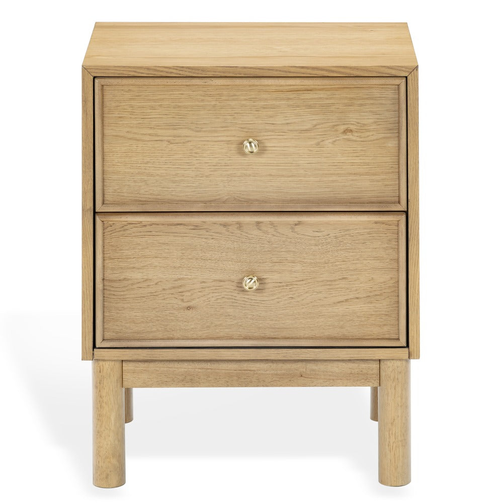Safavieh - Orion 2 Drawer Wood Nightstand / Brown Oak - SFV2246B view 1