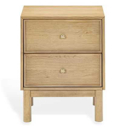 Safavieh - Orion 2 Drawer Wood Nightstand / Brown Oak - SFV2246B view 1